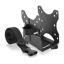 ICY BOX IB-MSA102-VM Soportre de monitor para miniPC, soporte VESA 75x75 y 100x100mm, negro