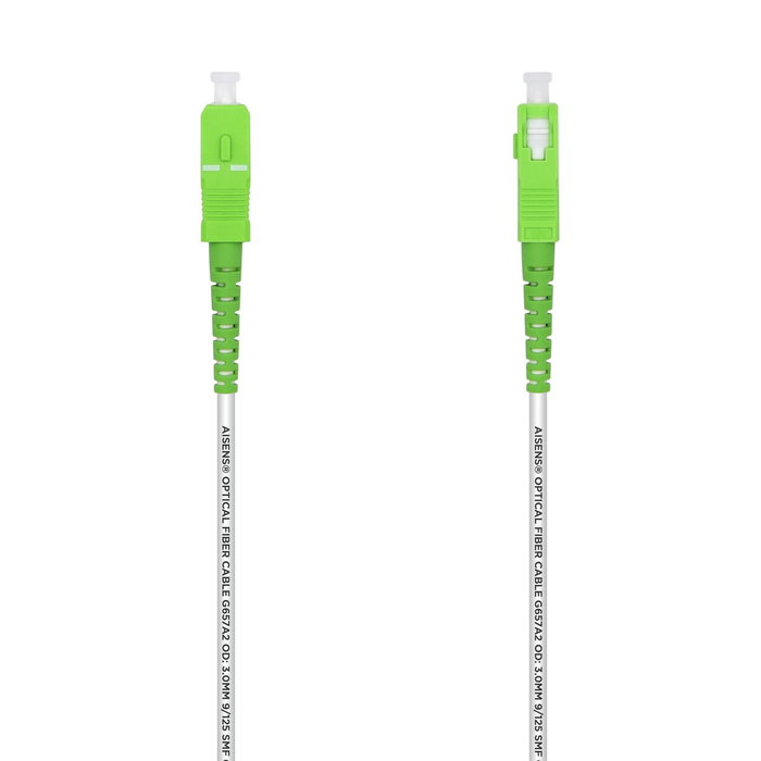Aisens Latiguillo de Fibra Óptica G657A2 7m SC/APC-SC/APC Blanco A152-0497
