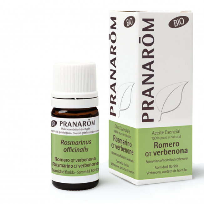 PRANAROM Aceite Esencial de Romero QT Verbenona BIO 5 ml