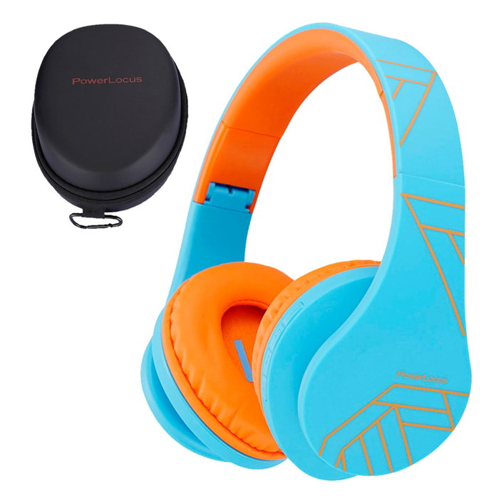 PowerLocus P2 Auriculares para Niños Azul/Naranja PowerLocus P2 Auriculares para Niños Azul/Naranja