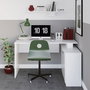 Hanah Home Mesa de Estudio Blanca 130x74x60 cm