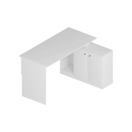 Hanah Home Mesa de Estudio Blanca 130x74x60 cm