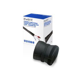 EWENT EW1557 Manguito Flexible para Cable con Cierre de Velcro 1000x85mm