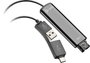 HP Poly Adaptador DA75 USB a QD Negro TAA compatible con TAA