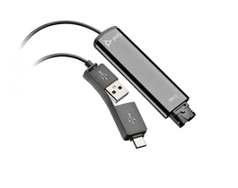 HP Poly Adaptador DA75 USB a QD Negro (786C6AA)