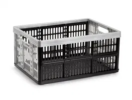 Plasticforte Caja Plegable 32 Litros Plástico Color Plata 480x350x230 mm