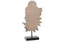 DKD Home Decor Figura de Buda en Resina y Metal (Pack de 2 unidades) Surtidas