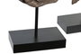 DKD Home Decor Figura de Buda en Resina y Metal (Pack de 2 unidades) Surtidas