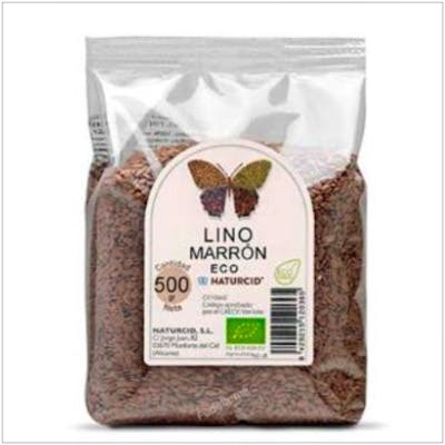 Naturcid Semillas de Lino Marrón 500g - Ecológicas (Eco), Alto Contenido en Fibra, Proteínas, Vitaminas y Minerales para Ensaladas, Yogur o Panificación Naturcid Semillas de Lino Marrón 500g - Ecológicas (Eco), Alto Contenido en Fibra, Proteínas, Vitaminas y Minerales para Ensaladas, Yogur o Panificación