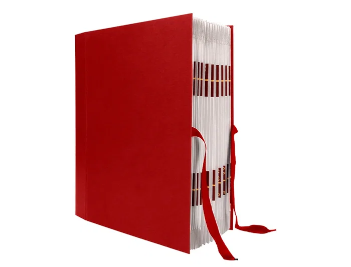 Liderpapel Carpeta Fuelle Folio Cartón Forrado Burdeos 20 Departamentos 220x350x300 mm