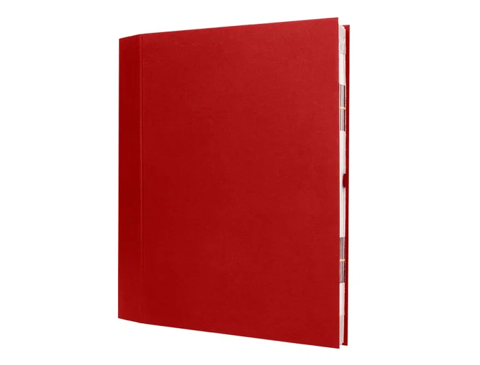 Liderpapel Carpeta Fuelle Folio Cartón Forrado Burdeos 20 Departamentos 220x350x300 mm