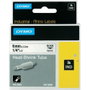 Dymo Tubo Termo-retráctil Rhino ID1-6 Negro sobre Blanco 6mm x 1,5m
