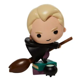 Enesco Figura decorativa Draco Malfoy Chibi Harry Potter, 8 cm, Resina de piedra pintada a mano, Colección Harry Potter