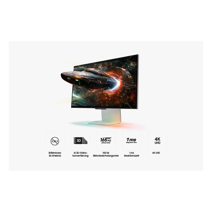 Samsung S27FG904XU - Monitor Gaming 27 Pulgadas (68.6 cm) 4K Ultra HD IPS 165 Hz, 1 ms, HDR10, NVIDIA G-SYNC, AMD FreeSync Premium, Altavoces, Plata Samsung S27FG904XU - Monitor Gaming 27 Pulgadas (68.6 cm) 4K Ultra HD IPS 165 Hz, 1 ms, HDR10, NVIDIA G-SYNC, AMD FreeSync Premium, Altavoces, Plata