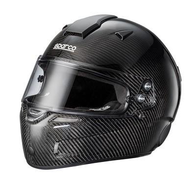 Sparco 0033543ML Casco Air KF-7W Carbono Karting FIA Negro Talla ML - Certificación Snell KA 2015, FIA 8858-2010