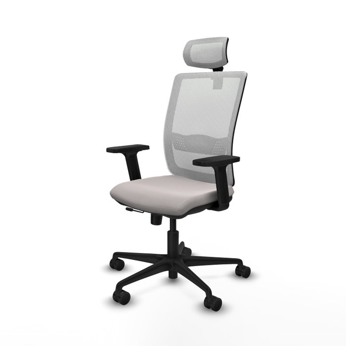 PIQUERAS Y CRESPO Silla de oficina Haches Blanca con Mecanismo Sincro/Traslack PIQUERAS Y CRESPO Silla de oficina Haches Blanca con Mecanismo Sincro/Traslack