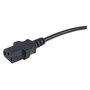 EQUIP Cable de Alimentación IEC C13 a Enchufe Británico BS1363, 2 m, 250V 10A 2500W, Negro, Certificados VDE UKCA RoHS