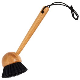 Day Cepillo para Platos de bambú con agarre de plástico y correa 22 cm