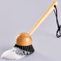 Day Cepillo para Platos de bambú con agarre de plástico y correa 22 cm