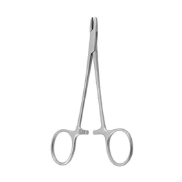Covetrus Portaagujas Derf 12 cm con Mordazas Rectas Dentadas y Cierre de Carraca