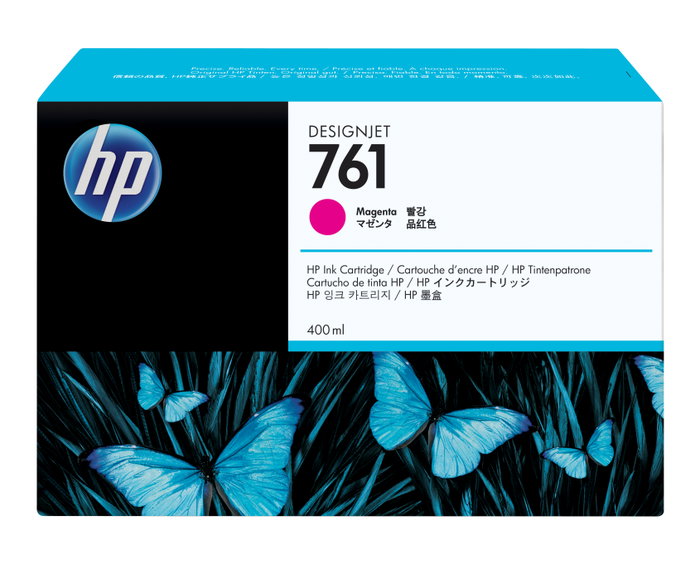 HP 761 Cartucho de Tinta Magenta 400ml CM993A HP 761 Cartucho de Tinta Magenta 400ml CM993A
