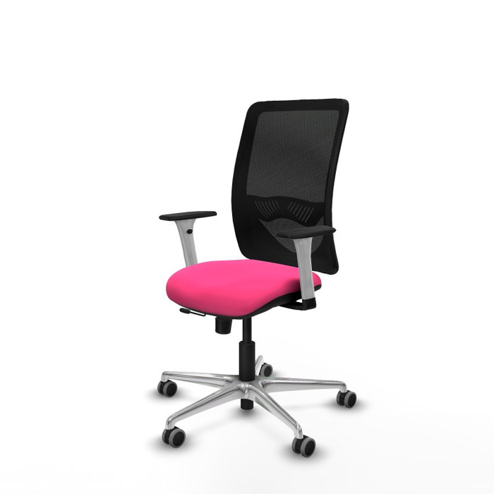 PIQUERAS Y CRESPO Silla de oficina Zulema Rosa con mecanismo Sincro/Traslack PIQUERAS Y CRESPO Silla de oficina Zulema Rosa con mecanismo Sincro/Traslack