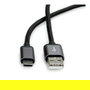 ROLINE 11029027 Cable USB 2.0 de USB A a USB C, 0.8m, Negro