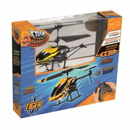 World Brands Helicóptero Radio Control Tiger 3.5 canales, 2.4 GHZ Vuelo Interior