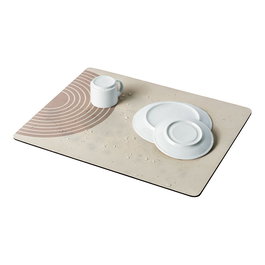 Wenko Alfombrilla Escurreplatos Dima con Diatomita, 50x40 cm, Enrollable, Impermeable