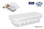 Inde Caja Multiusos Transparente con Huevera, Organizador de Cocina, 35x14.5x8.5 cm (6 Unidades)