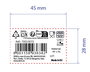 Inde Caja Multiusos Transparente con Huevera, Organizador de Cocina, 35x14.5x8.5 cm (6 Unidades)