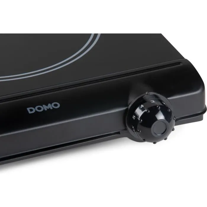 Domo Placa Vitrocerámica DO30111KP 1 Fuego 25.3 x 28.7 x 7 cm