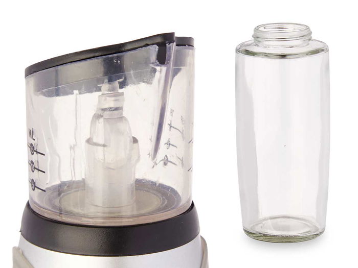 Vivalto Aceitera Vidrio Transparente Gris 500 ml 7.5x2.9x7.5 cm (Set de 12) Vivalto Aceitera Vidrio Transparente Gris 500 ml 7.5x2.9x7.5 cm (Set de 12)