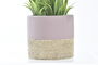DKD Home Decor Planta Amarillo Blanco 9 x 21 x 9 cm (12 Unidades)