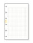 Finocam Recambio de Agenda de Anillas Classic C240 Cuadrícula 73x114mm 50 Hojas