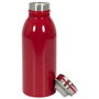 Cook Concept Termo Botella 450 Ml Rojo Acero Inoxidable Doble Pared Caliente 6h Frío 18h