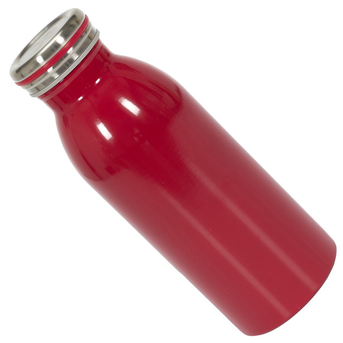 Cook Concept Termo Botella 450 Ml Rojo Acero Inoxidable Doble Pared Caliente 6h Frío 18h