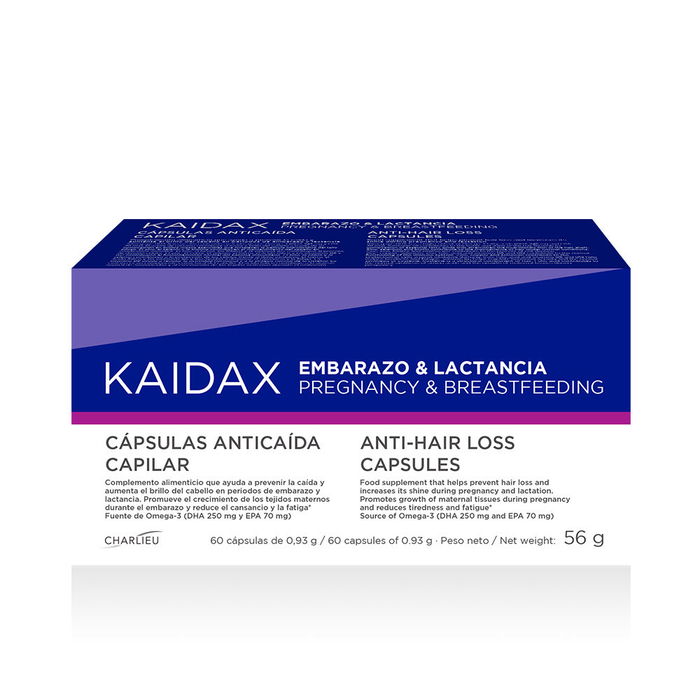 Kaidax Complemento Nutricional en Cápsulas para Embarazo y Lactancia, 60 Unidades