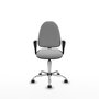 PIQUERAS Y CRESPO Silla de oficina Aýna Gris claro con Base cromada