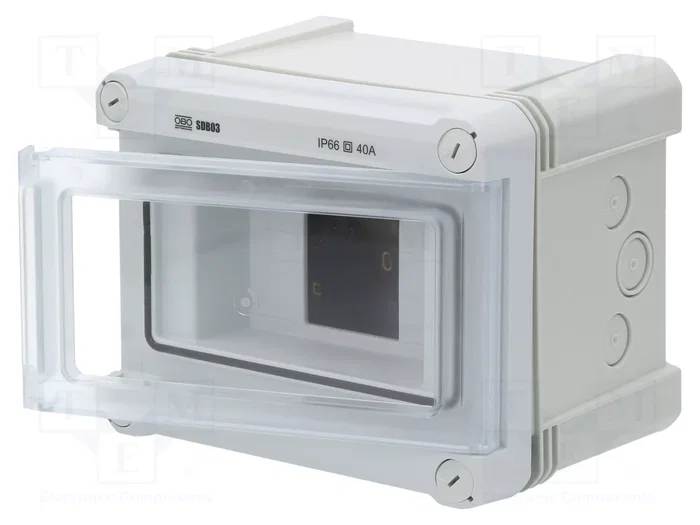 OBO BETTERMANN SDB 03L PS Carcasa para aparatos modulares de 3 módulos OBO BETTERMANN SDB 03L PS Carcasa para aparatos modulares de 3 módulos