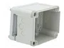 OBO BETTERMANN SDB 03L PS Carcasa para aparatos modulares de 3 módulos