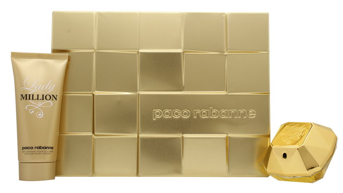 Paco Rabanne Lady Million Set de Regalo 50ml EDP + 100ml Loción Corporal Paco Rabanne Lady Million Set de Regalo 50ml EDP + 100ml Loción Corporal
