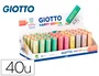 Giotto Happy Gomma Pastel Goma de Borrar Forma de Lápiz Colores Pastel Surtidos para Estuche