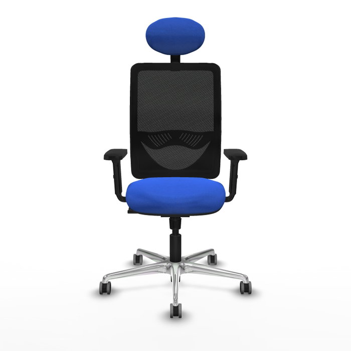 PIQUERAS Y CRESPO Silla de oficina Zulema Azul y Negro