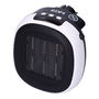 Edm Mini Calefactor Cerámico de Enchufe 700W con Pantalla LED y Programador 12h