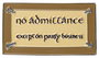 El Señor de los Anillos Imán No Admittance (Enamel) 7 cm