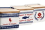 DKD Home Decor Salero Blue Red Bird de Dolomita y Bambú 750ml