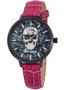 Police Reloj PL16032MSB-02 con correa de cuero rosa