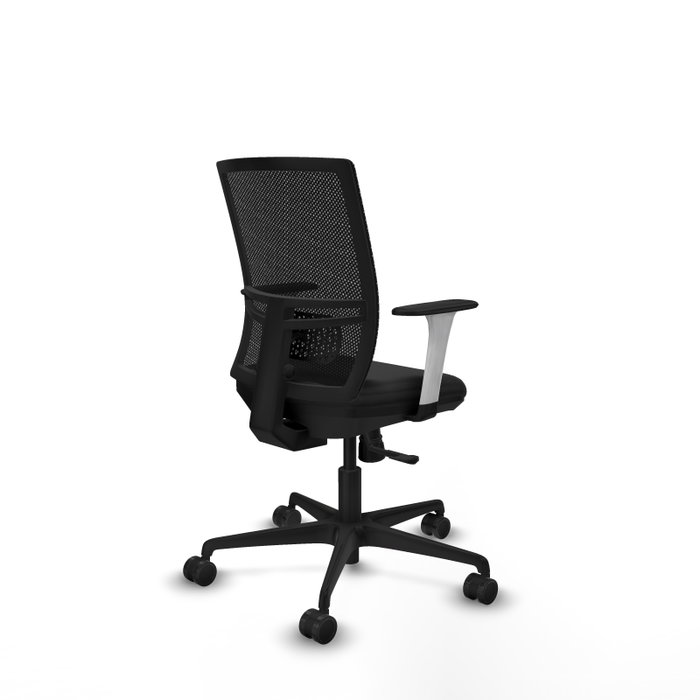 PIQUERAS Y CRESPO Silla de oficina Yunquera con mecanismo Sincro, Negro