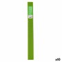 CANSON - GUARRO Paquete de 10 rollos continuos de papel crepé verde primavera 50x250cm 32g